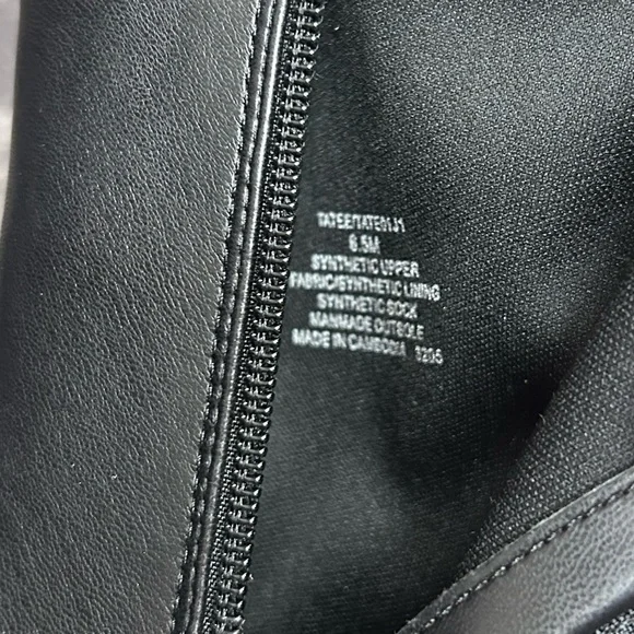 New Madden Girl Black Pointy Toe Chunky Block Heel Ankle Booties 6.5 - Picture 3 of 6